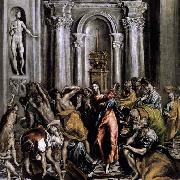 El Greco The Purification of the Temple oil